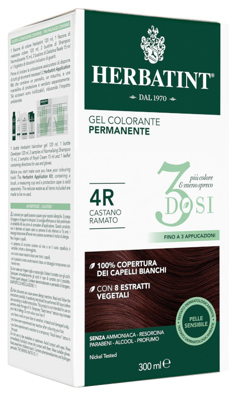 Herbatint 3dosi 4r 300ml