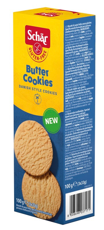 Schar butter cookies 3x33g