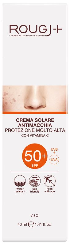 Rougj solare spf50+ viso antimacchia vitamina c 40 ml