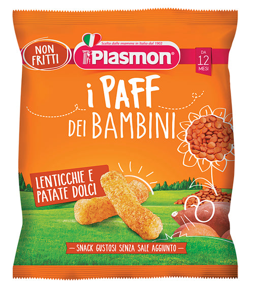 Plasmon dry snack paff lenticchie-patata dolce 15 g