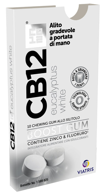 Cb12 boost eucalyptus white 10 chewing gum