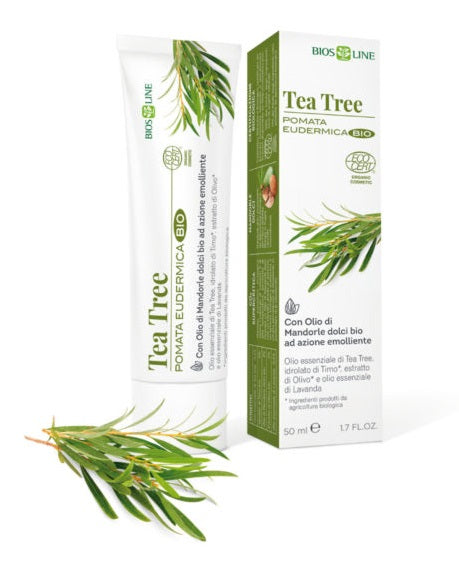Biosline tea tree pomata eudermica cert ecocert 50 ml