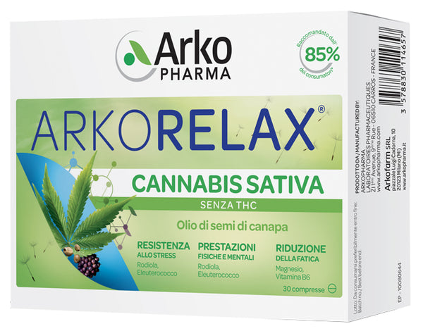 Arkorelax cannabis sativa30cpr