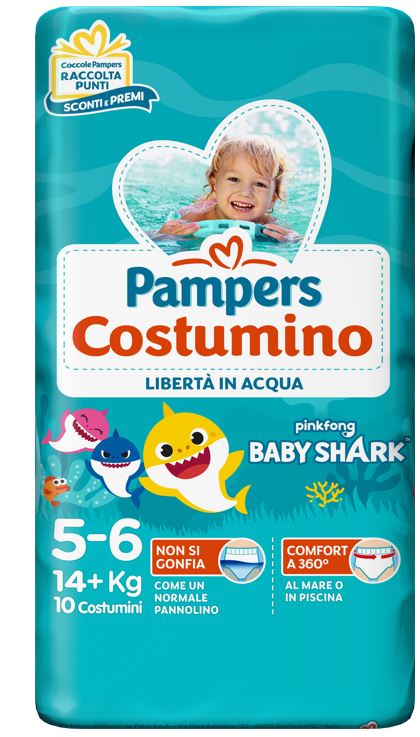 Pampers cost bb shark 5-6 10pz