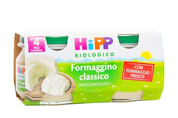 Hipp bio omogeneizzato formaggino classico 2x80 g