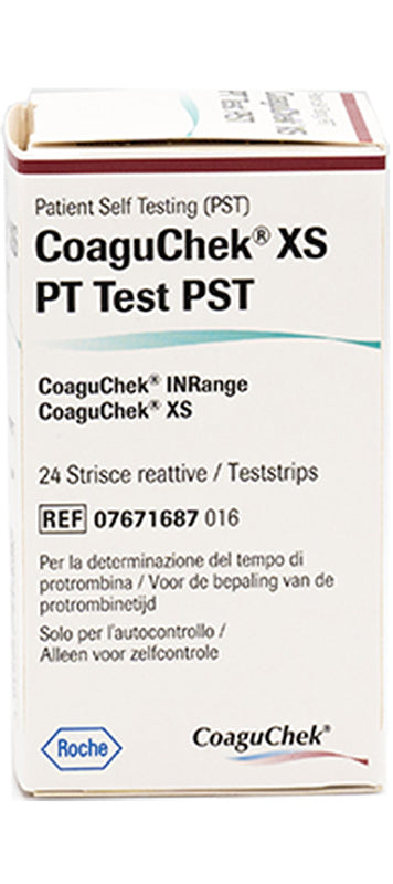 Coaguchek xs pt pst 24 strisce test