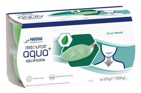 Resource aqua+mint cup6 4x125g