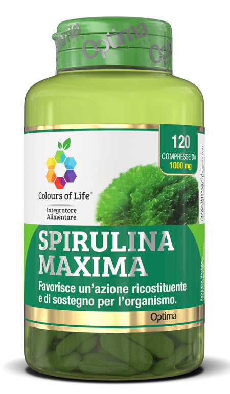 Spirulina maxima 120cpr colour