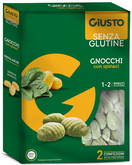 Giusto s/g gnocchi spinaci500g