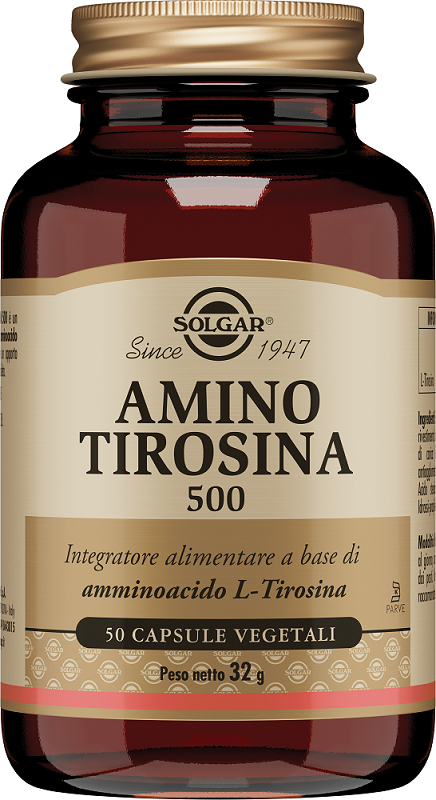 Amino tirosina 500 50 capsule vegetali
