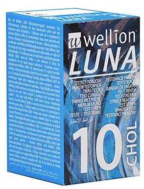 Wellion luna choles strips10pz
