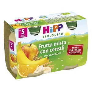 Hipp bio hipp bio omogeneizzato frutta mista con cereali 2x125 g