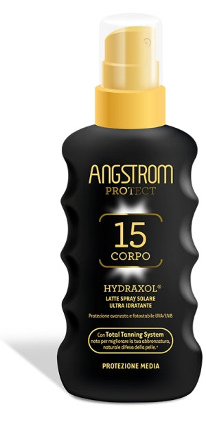 Angstrom protect hydraxol latte spray solare protezione 15 175 ml