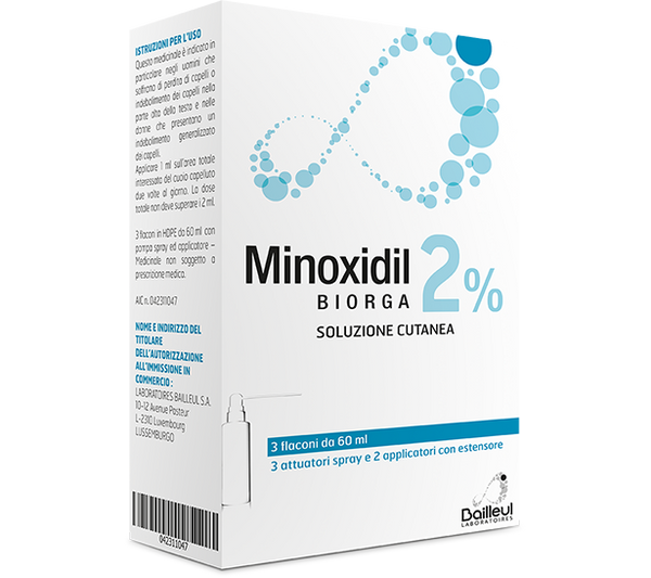 Minoxidil biorga*sol cut 3fl2%
