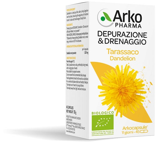 Arko capsule tarassaco bio 45 capsule