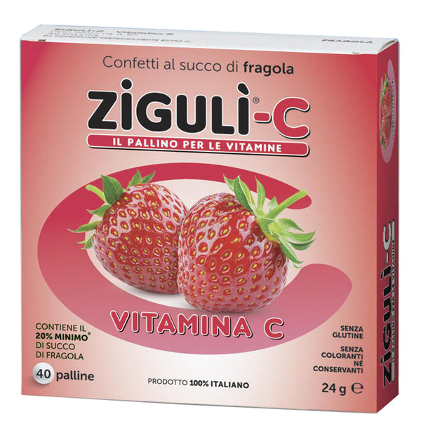 Ziguli c fragola 40 confetti 24 g