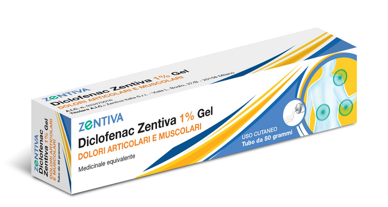 Diclofenac zentiva*gel 50g 1%