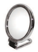 Specchio con manico cromo 14 cm