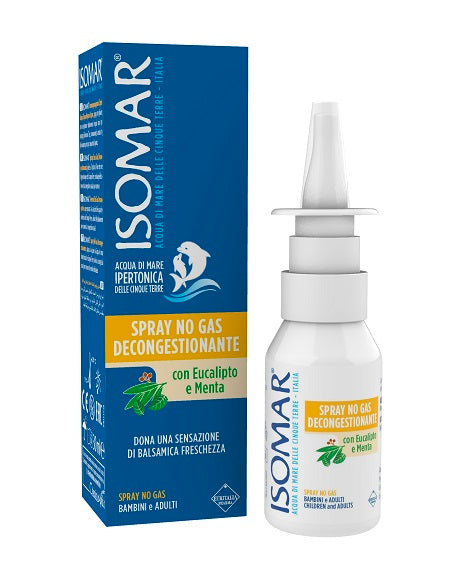 Isomar soluzione acqua mare naso ipertonica naso spray decongestionante 30 ml