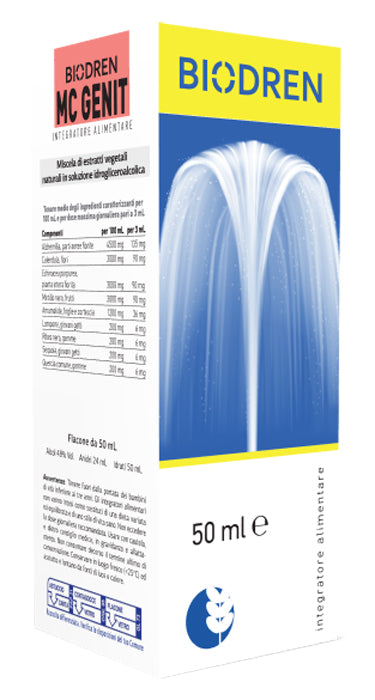 Biodren mc genit soluzione idroalcolica 50 ml