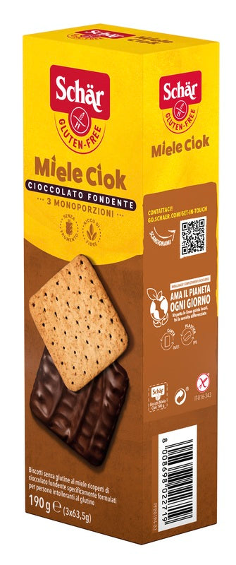 Schar miele ciok biscotti 190g