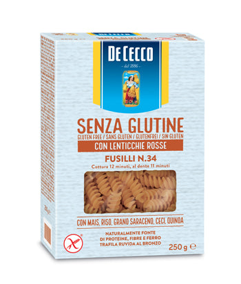 De cecco fusilli n34 lent 250g