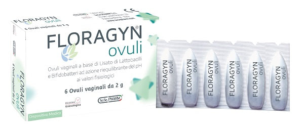 Ovuli vaginali a base di lattobacilli lisati floragyn ovuli 2 g 6 pezzi