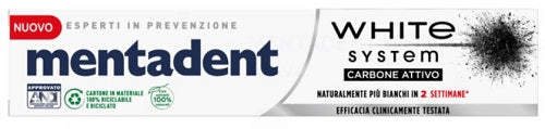 Mentadent white system cha75ml