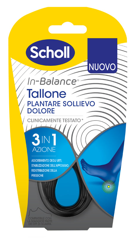 Scholl plantare tallone l 2pz