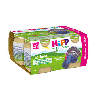 Hipp bio omog tacchino 4x80g