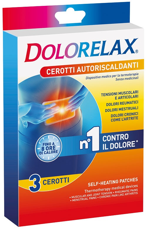 Dolorelax cerotto effetto caldo 3 pezzi