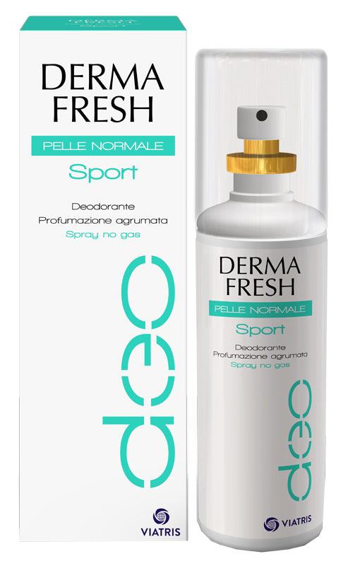 Dermafresh pelle normale sport deodorante profumazione agrumata 100 ml