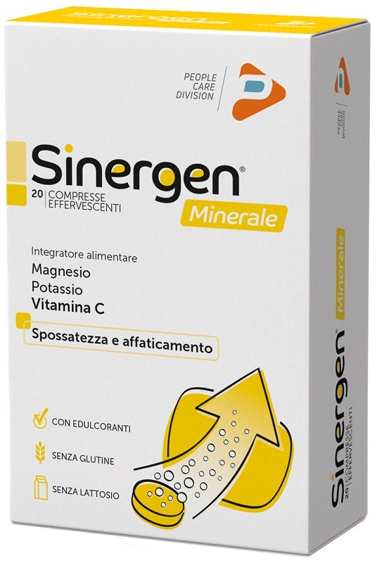 Sinergen minerale limone 20 compresse effervescenti