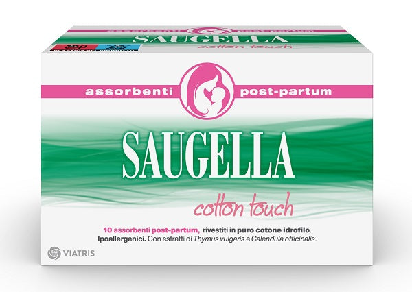 Saugella cotton touch assorbenti postpartum 10 pezzi