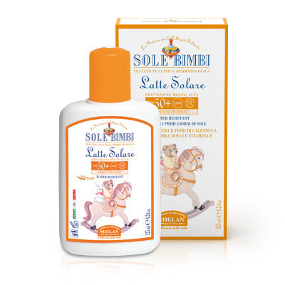 Sole bimbi latte solare spf50+