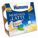 Humana merenda banana 4x100g