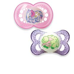 Mam night succhietto 2-6 mesi caucciu' confezione doppia