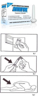 Sistema crioterapico per trattamento locale di emorroidi composto da contenitore, dispositivo e lubr