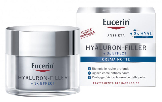 Eucerin crema hyaluron-filler notte 50 ml