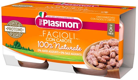 Plasmon omog fagioli borl2x80g