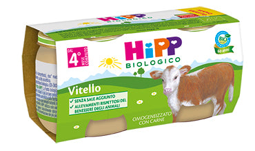 Hipp bio hipp bio omogeneizzato vitello 2x80 g