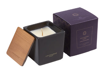 Locherber milano mood collection linea tessuti pregiati azad kashmere candela profumata vaso nero 21