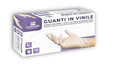 Guanti vinile senza polvere small 100 pezzi