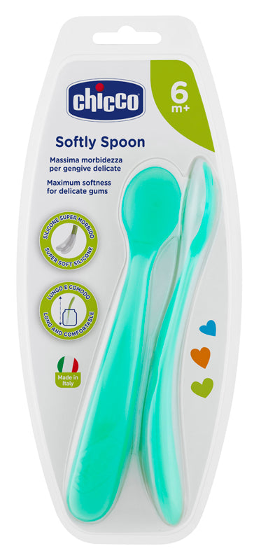 Chicco cucchiaio sil masch 6m