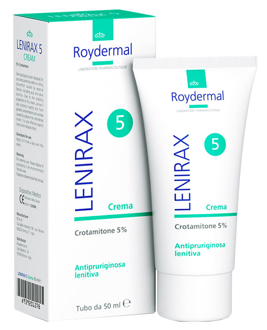 Crema dermatologica al crotamitone 5 % lenirax 5 50ml
