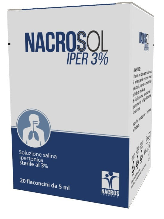 Nacrosol iper 3% 20f fisiol5ml