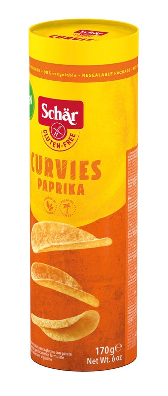 Schar curvies paprika 170g
