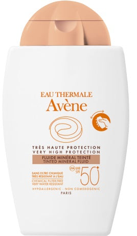 Eau thermale avene solare fluido minerale 50+ colorato 40 ml