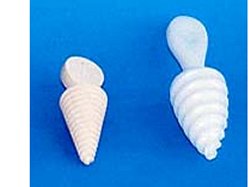 Apribocca a vite in plastica utilizzabile per procedure di pronto soccorso respiratorio in pazienti