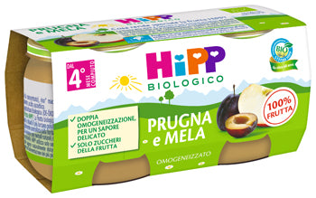 Hipp bio omog prugna/mela2x80g